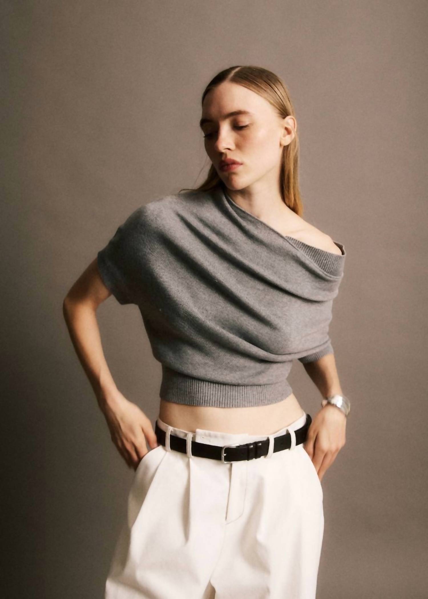 New Jiji Paris Raimond Top In Grey